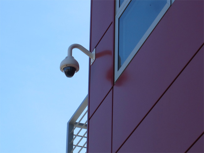 Photo of a Surveillance Camera in Grand Rapids, Michigan