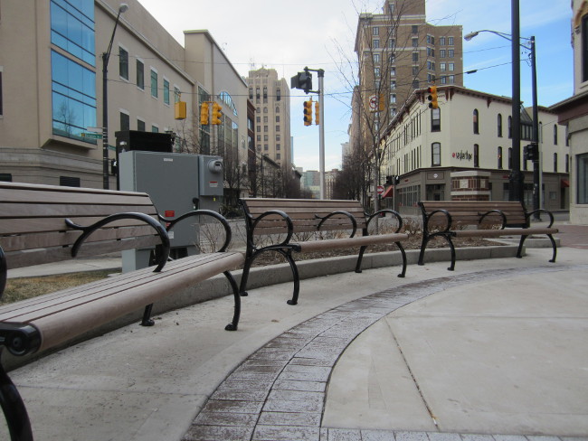 Benches at Monument Park 