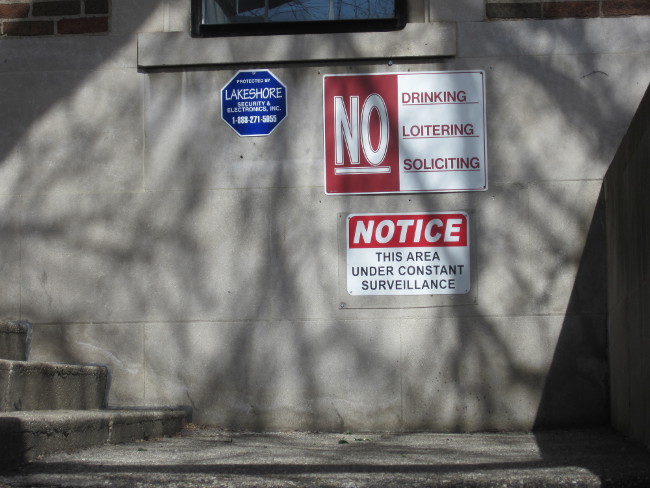 Multiple "No" Signs in Heartside