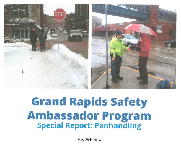 Grand Rapids Safety Ambassador Panhandling Report