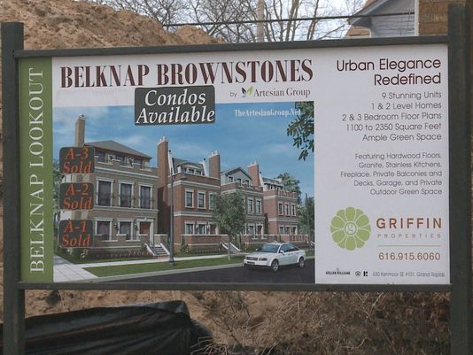 Ad for the Belknap Brownstones